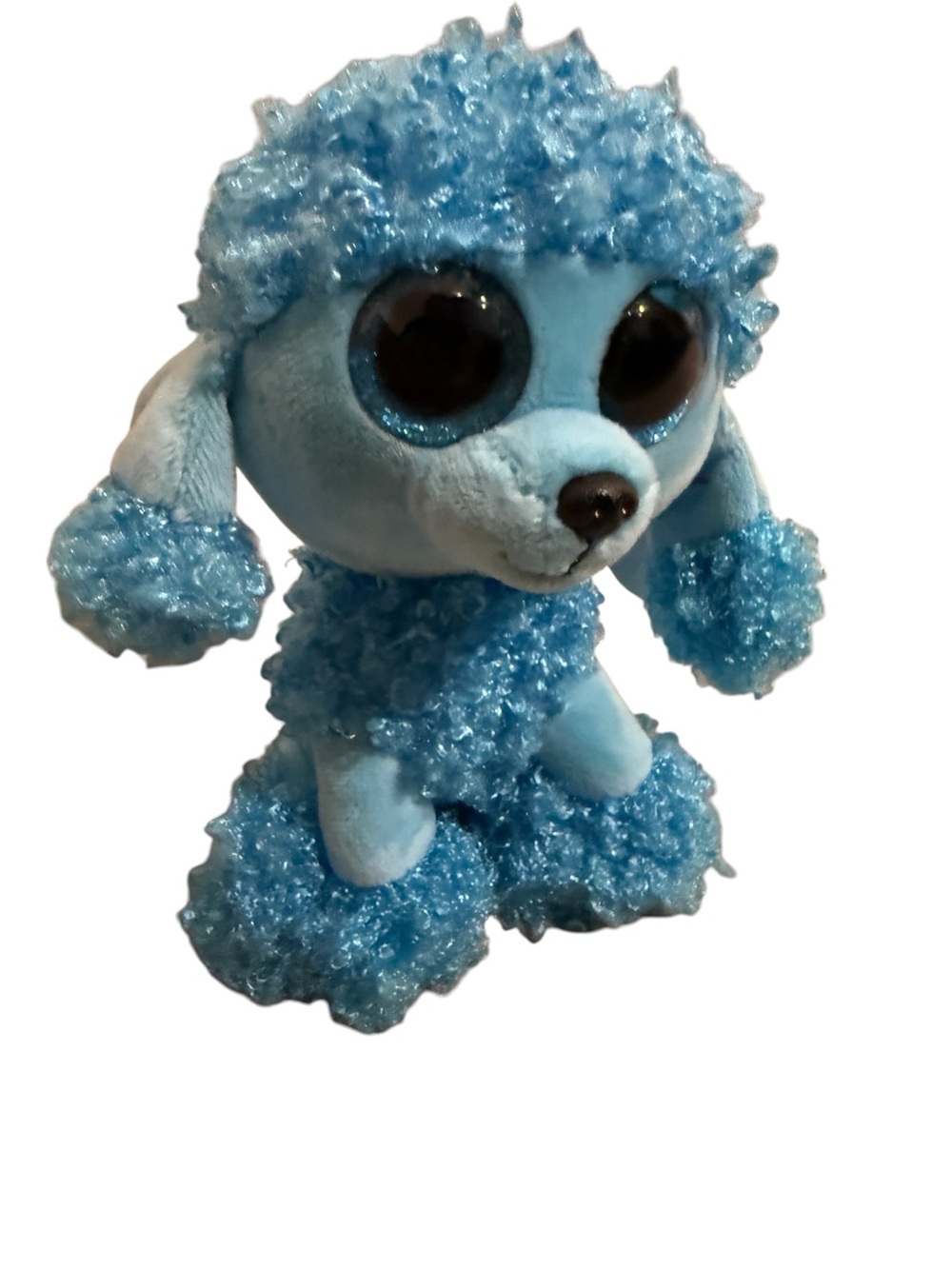 TY Beanie Plush Poodle Dog Toy - Soft Cuddly Pet‎ Plush